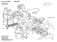 Bosch 0 603 259 003 Pho 300 Combi Planer P 230 V / Eu Spare Parts